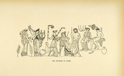 1890 Wood Engraving Kingdom Hades Vase Painting Erinys Persephone God Greek Kore.jpg